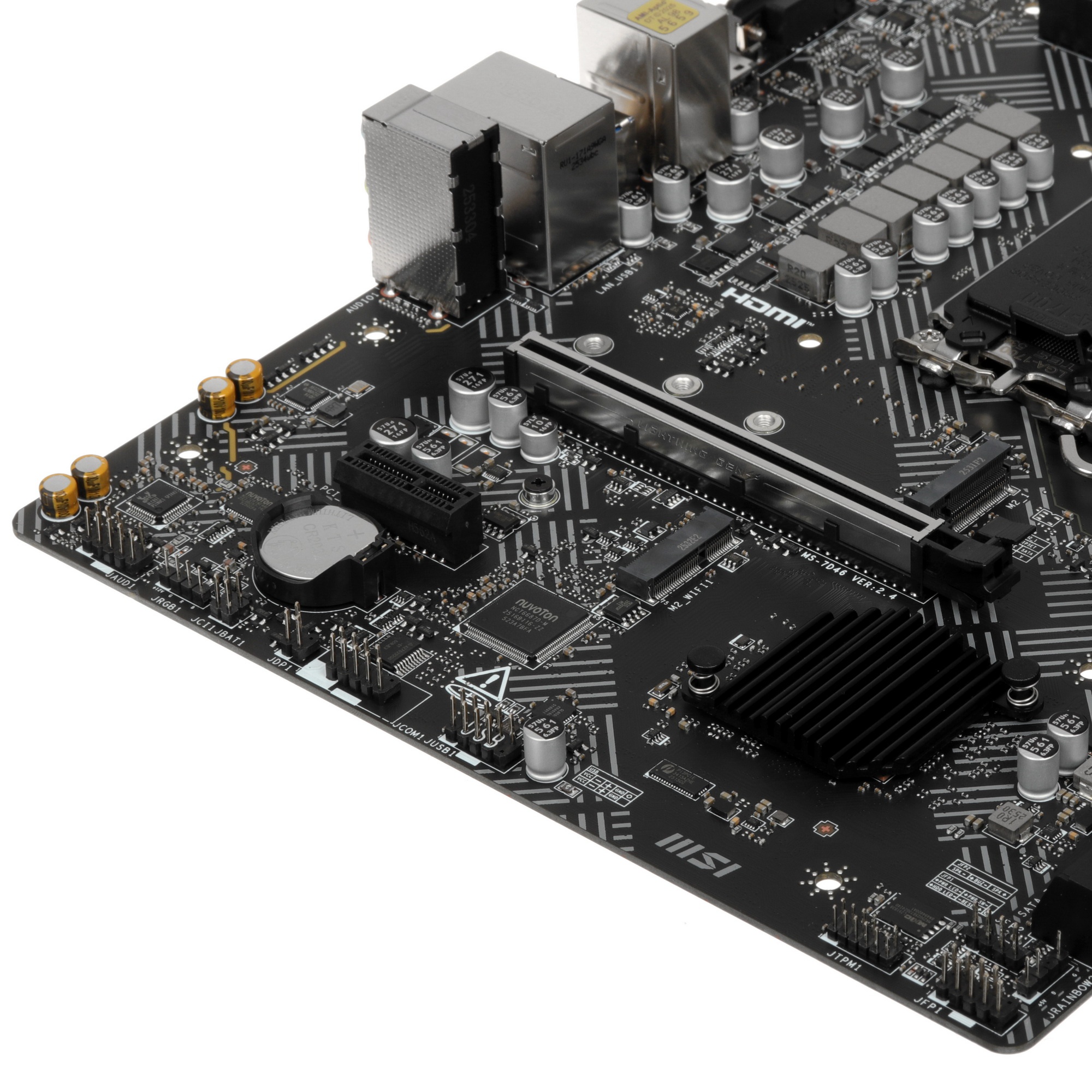 Материнская плата MSI PRO H610M-G WIFI H610, LGA1700, 2*DDR5, 1*PCIEx16, 1*PCIEx1, 1*M.2, 4*USB3.2Ge