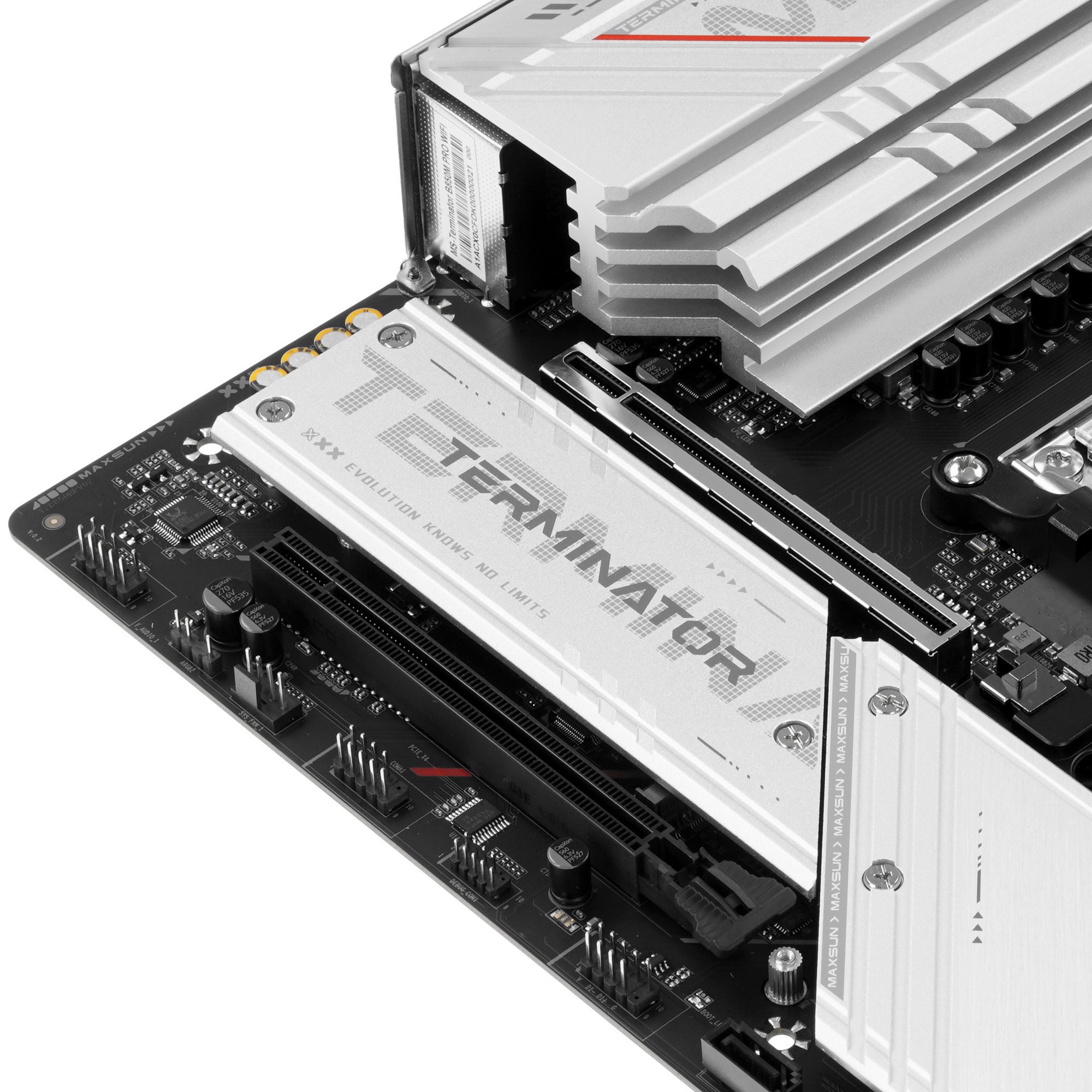 Материнская плата MAXSUN MS-Terminator B850M PRO WIFI (Socket AM5, mATX, 4*DDR5(192Gb), DP/HDMI, 2*S