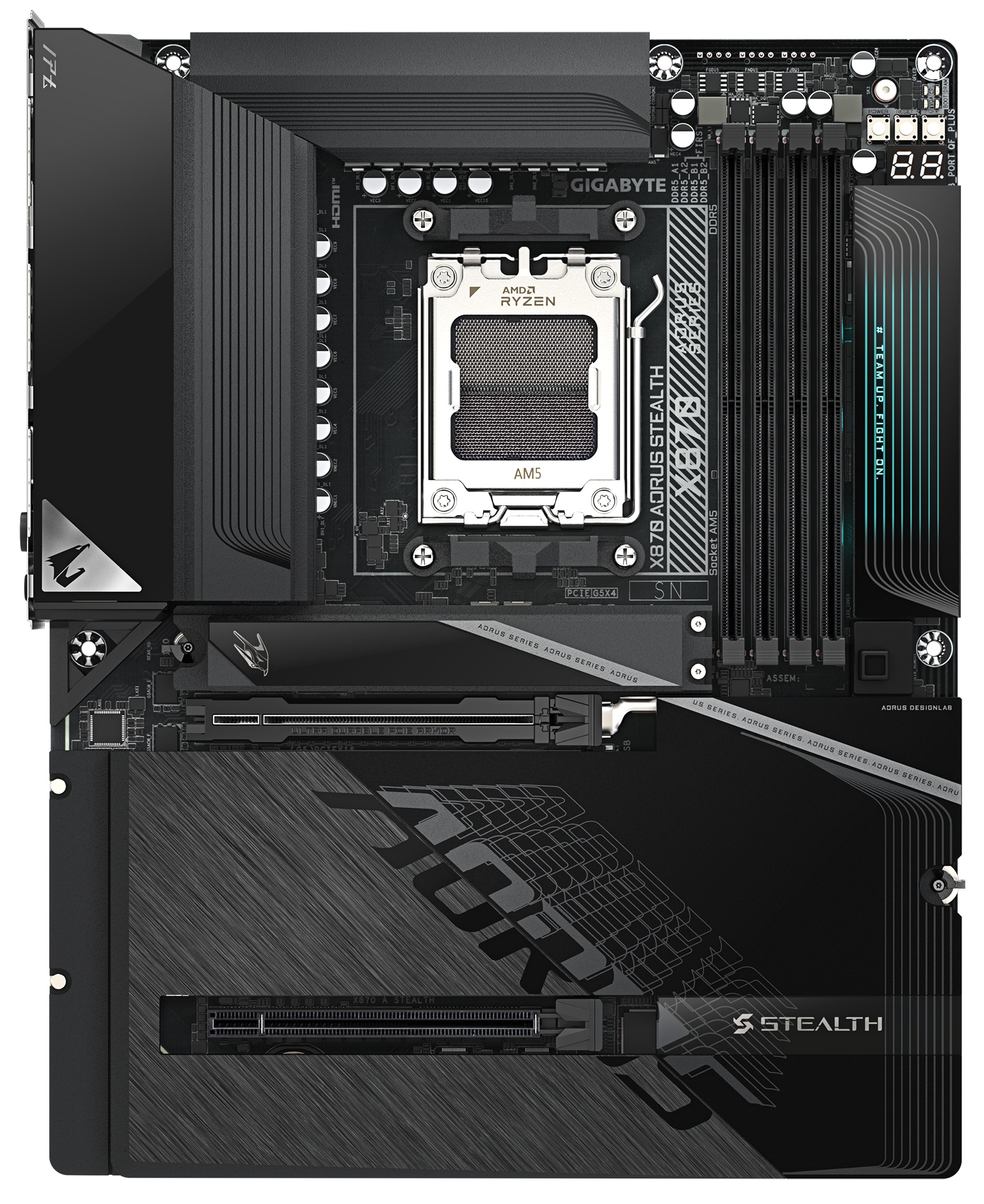 Материнская плата Gigabyte X870 AORUS STEALTH, RTL