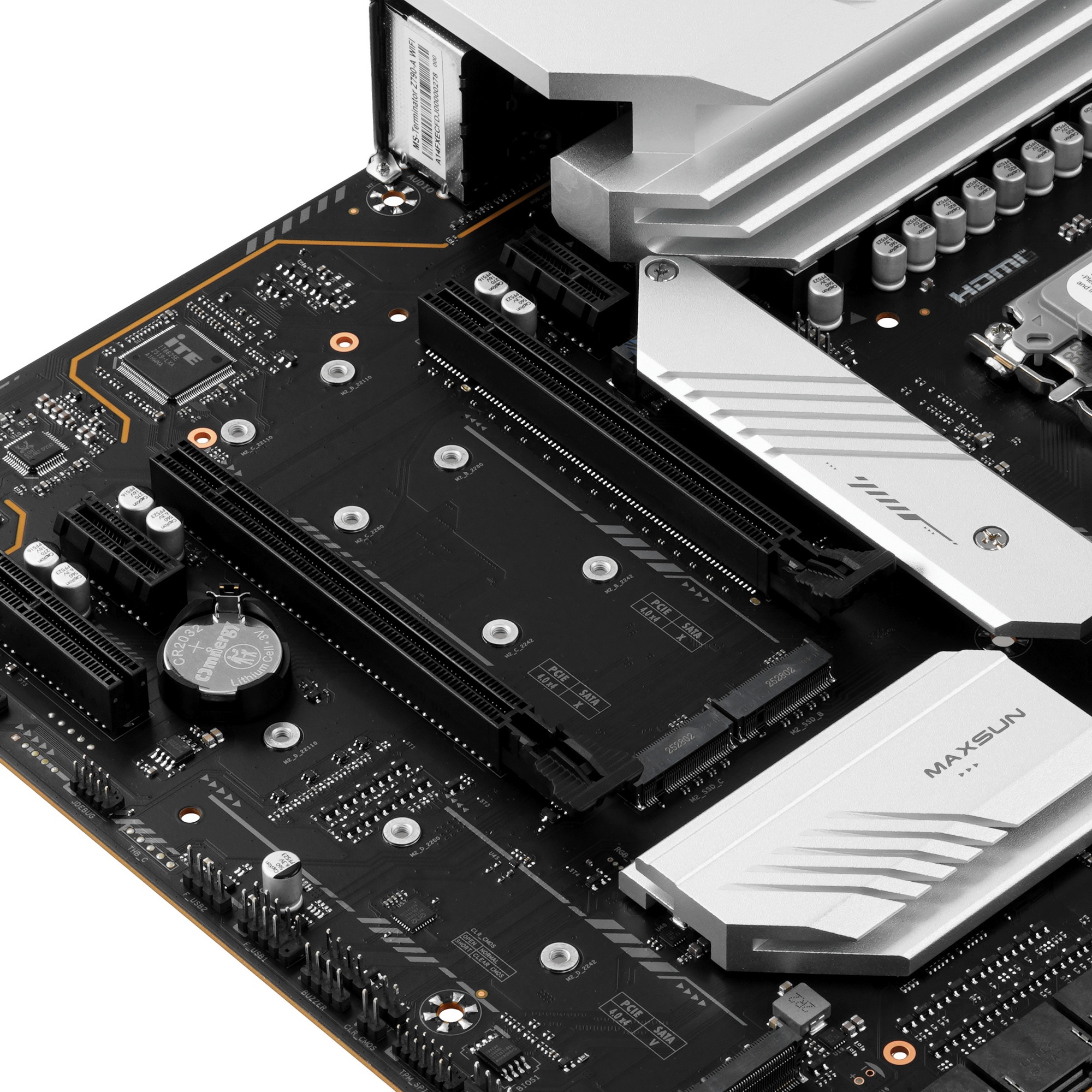 Материнская плата MAXSUN MS-Terminator Z790-A WIFI, LGA1700, Z790, 4*DDR5, 4*SATA3,4*M.2, USB 3.2, U
