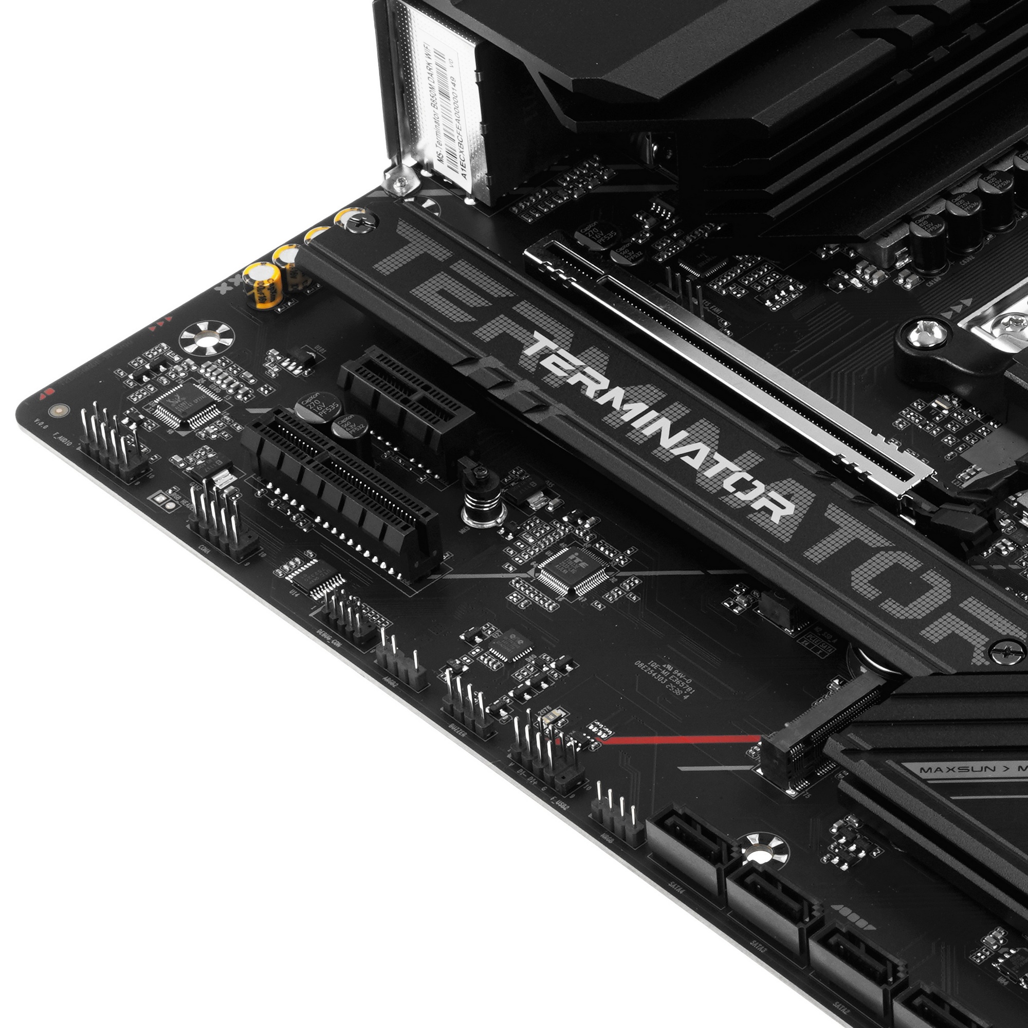 Материнская плата MAXSUN MS-Terminator B850M DARK WIFI, AM5, B850, 4*DDR5, 4*SATA 3.0, 3*M.2, USB 2.