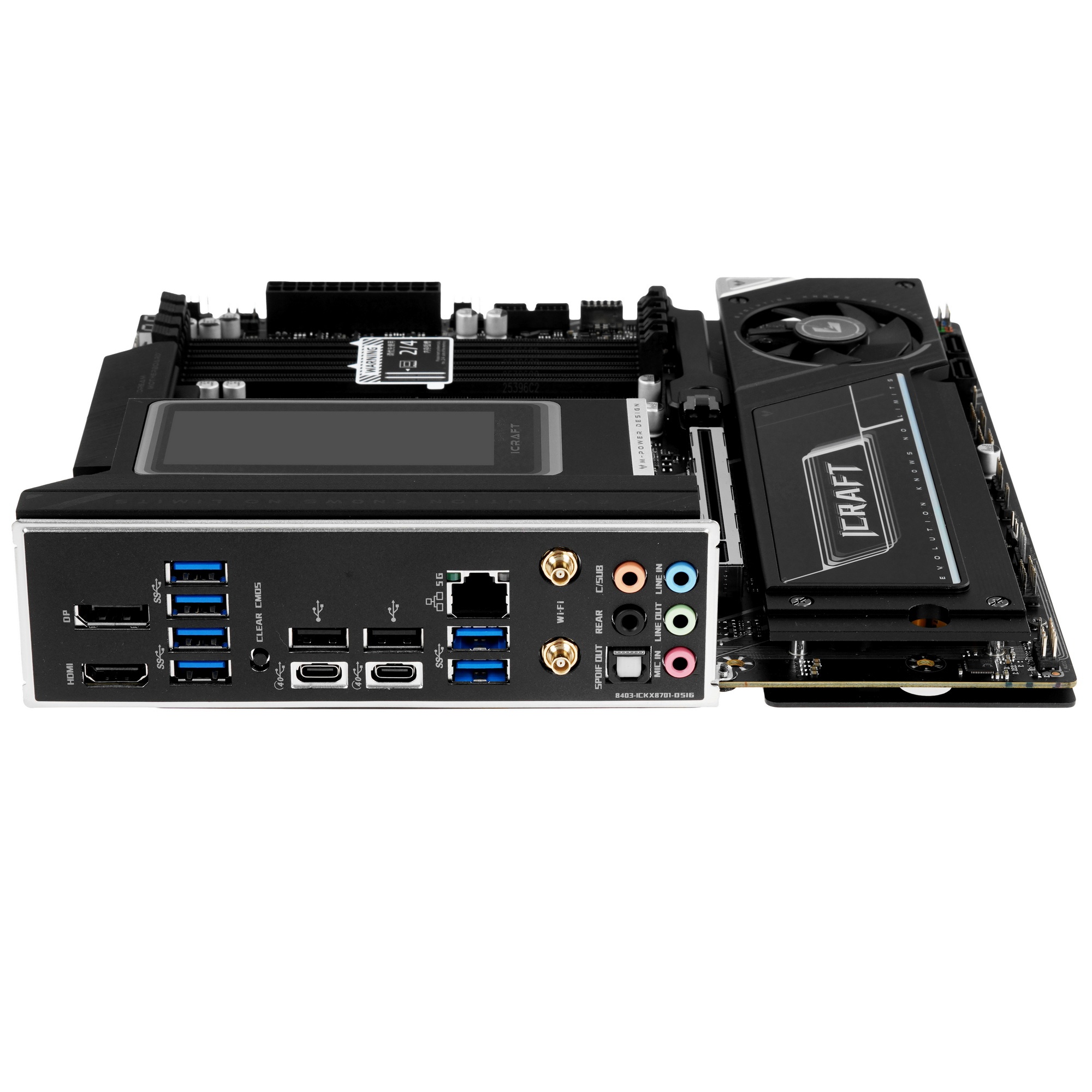Материнская плата MAXSUN MS-iCraft X870M, AM5, X870, 4*DDR5,  2*SATA, 3*M.2, 6*USB 3.2, 2*USB 2.0, 2