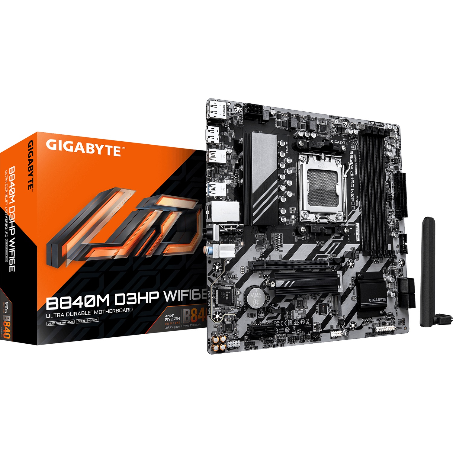 Материнская плата Gigabyte B840M D3HP WF6E