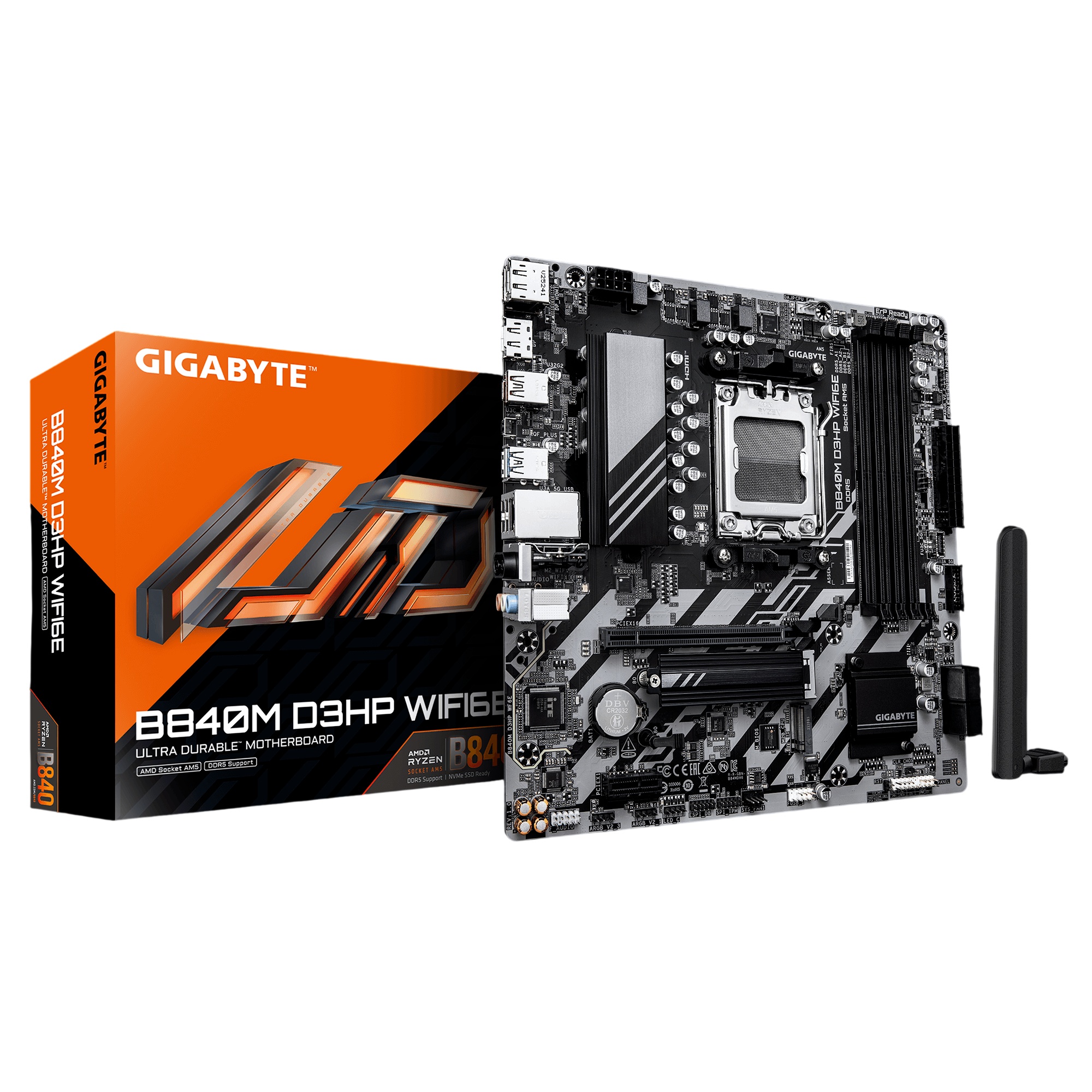 Материнская плата Gigabyte B840M D3HP WF6E