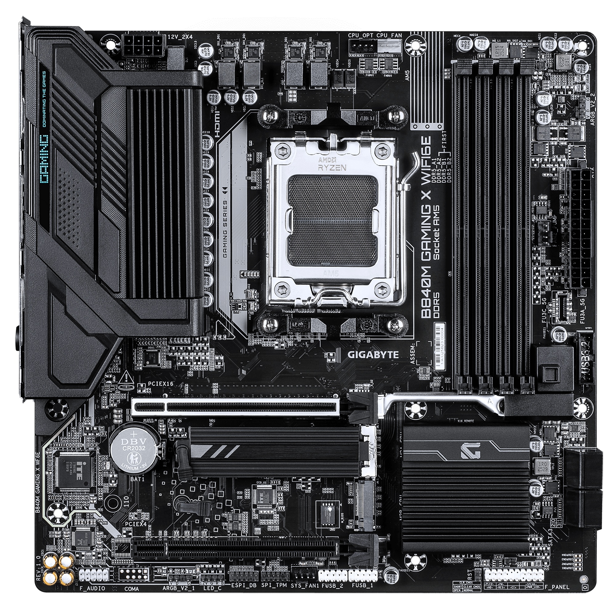 Материнская плата Gigabyte B840M GAMING X WF6E
