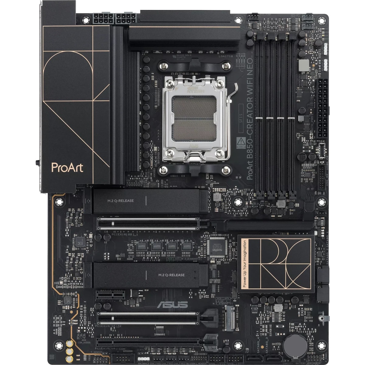 Материнская плата Asus PROART B850-CREATOR WIFI NEO Socket AM5 AMD B850 4xDDR5 ATX AC`97 8ch(7.1) 2x