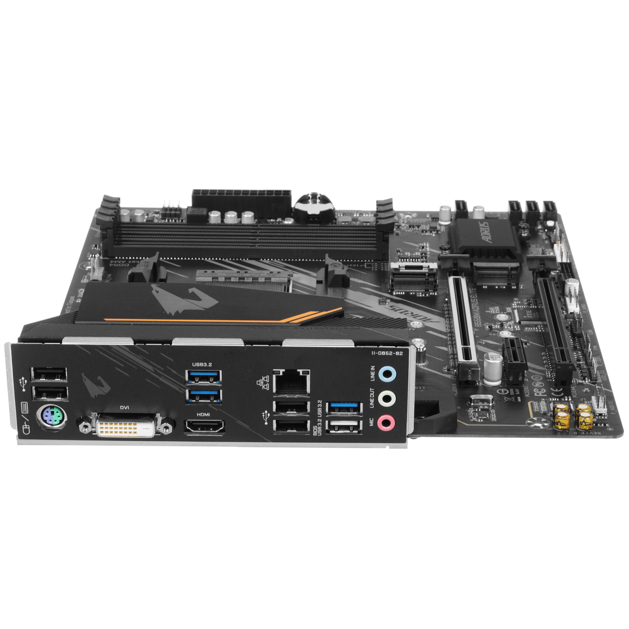 Материнская плата Gigabyte B550M AORUS ELITE, AM4, AMD B550, 4xDDR4, 4xSATA, 2xM.2, 1xPCI-E 4.0 x16,