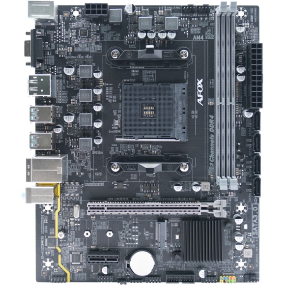 Материнская плата AFOX B550-MA-V4 (AM4/B550/2xDDR4/HDMI/VGA/DP/mATX)(B550-MA-V4) AFOX