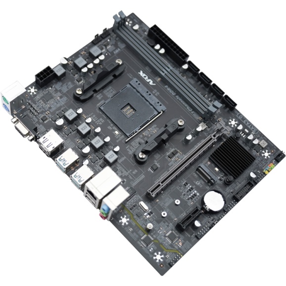 Материнская плата AFOX B550-MA-V4 (AM4/B550/2xDDR4/HDMI/VGA/DP/mATX)(B550-MA-V4) AFOX