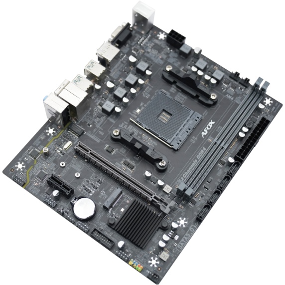 Материнская плата AFOX B550-MA-V4 (AM4/B550/2xDDR4/HDMI/VGA/DP/mATX)(B550-MA-V4) AFOX