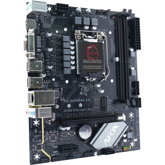 Материнская плата AFOX IH410D4-MA-V2 (LGA1200/H510/2xDDR4/HDMI/VGA/mATX)(IH410D4-MA-V2) AFOX