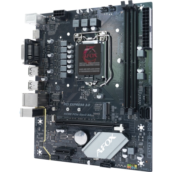 Материнская плата AFOX IH410D4-MA-V2 (LGA1200/H510/2xDDR4/HDMI/VGA/mATX)(IH410D4-MA-V2) AFOX