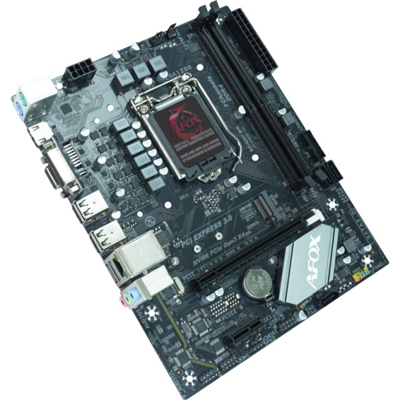 Материнская плата AFOX IH410D4-MA-V2 (LGA1200/H510/2xDDR4/HDMI/VGA/mATX)(IH410D4-MA-V2) AFOX