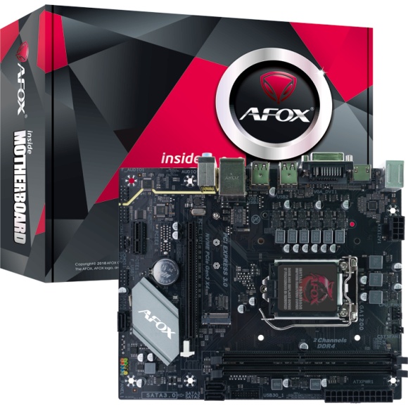 Материнская плата AFOX IH410D4-MA-V2 (LGA1200/H510/2xDDR4/HDMI/VGA/mATX)(IH410D4-MA-V2) AFOX