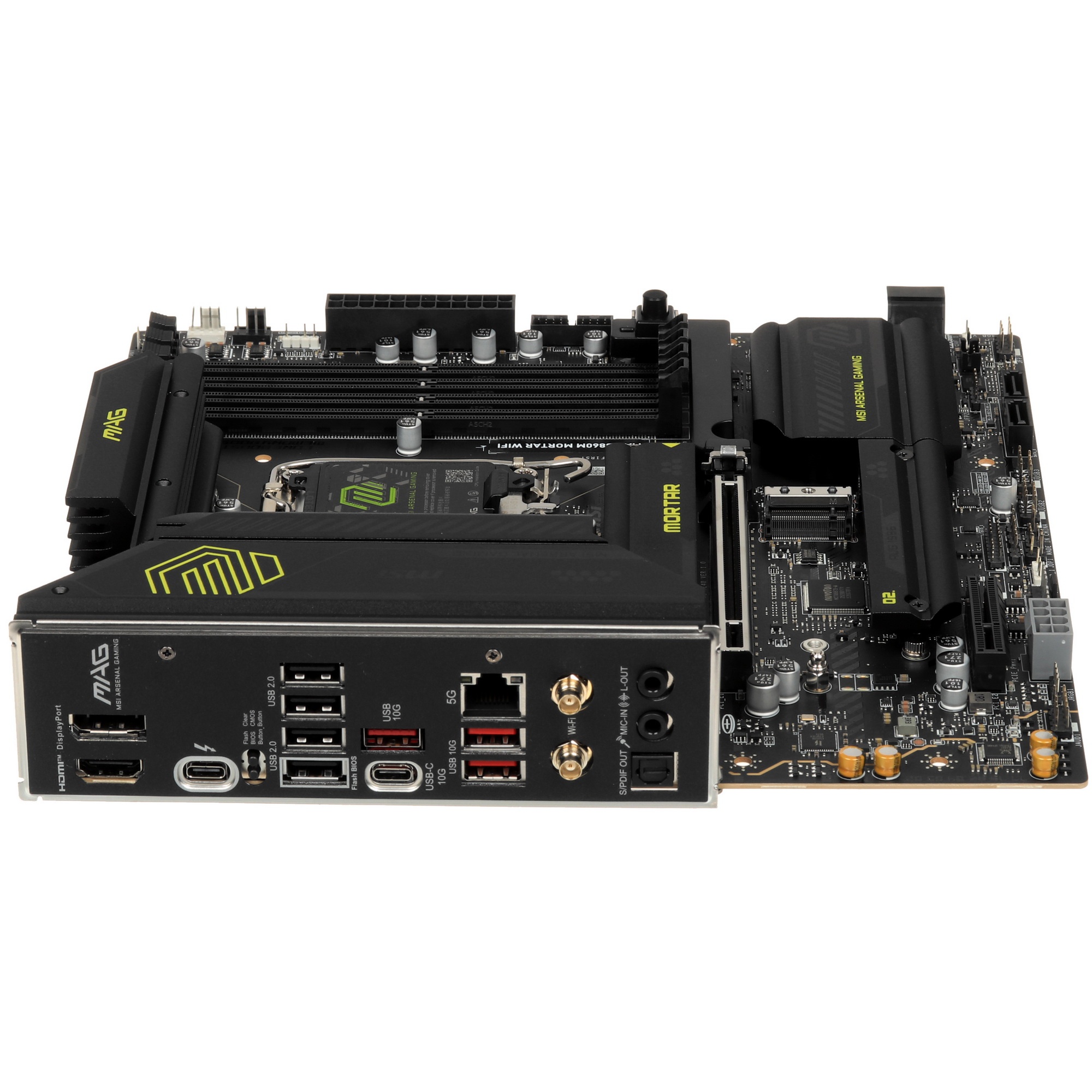 Материнская плата MSI MAG B860M MORTAR WIFI B860, LGA1851, 4*DDR5, 1*PCIEx16, 1*PCIEx4, 3*M.2, 2*Typ