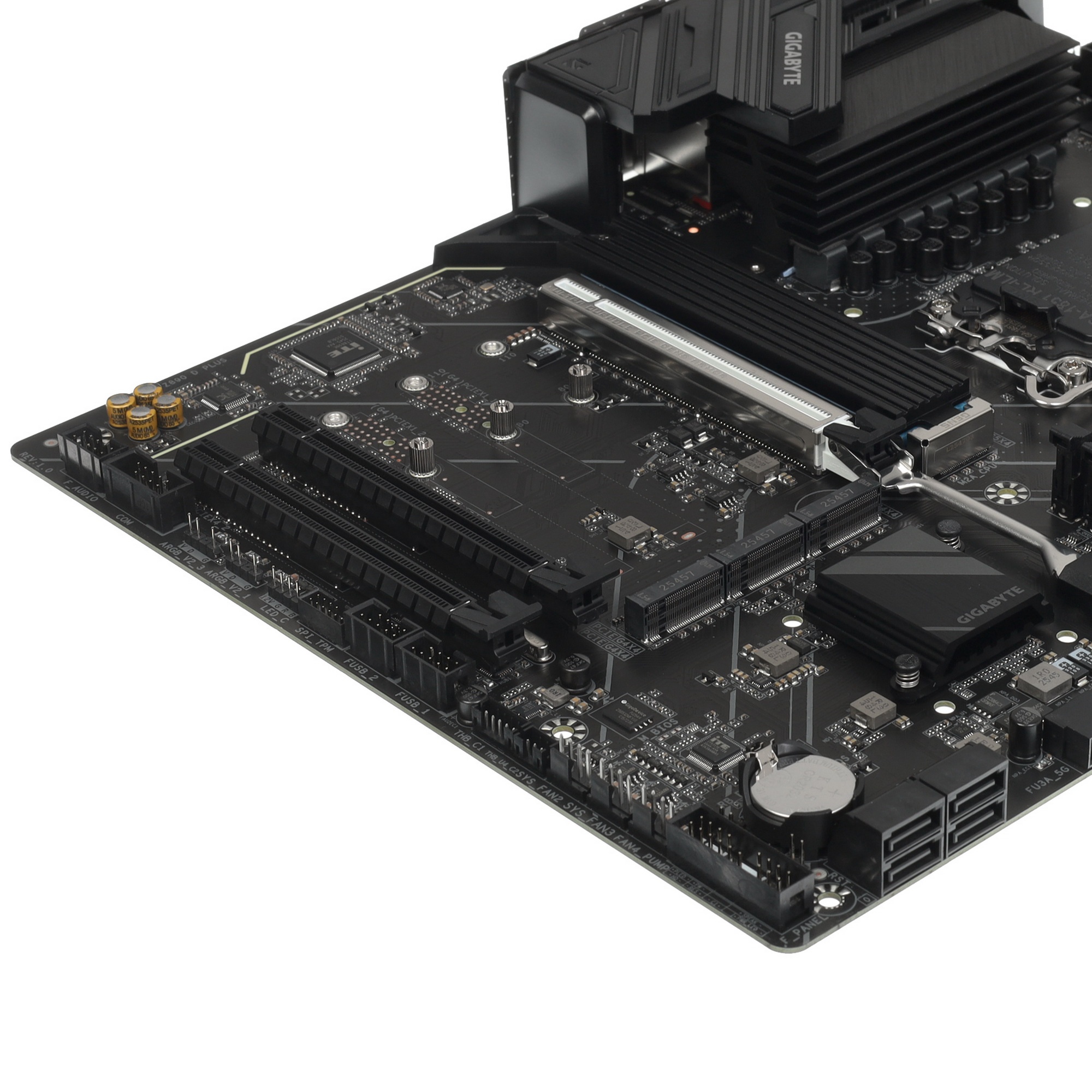 Материнская плата Gigabyte Z890 D PLUS, Z890, LGA1851, 4*DDR5, 3*PCIEx16, 4*M.2, 2*TypeC, 1*USB3.2Ge