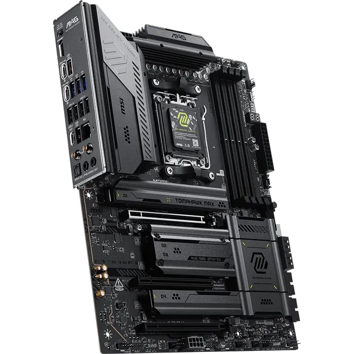 Материнская плата MSI MAG X870E TOMAHAWK MAX WIFI X870E, AM5, 4*DDR5, 3*PCIEx16, 4*M.2, 2*TypeC, 2*U