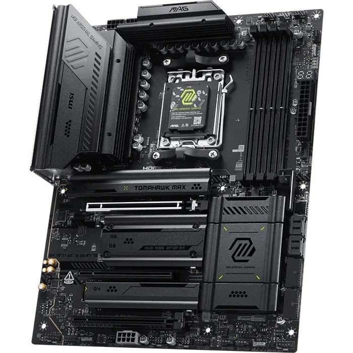 Материнская плата MSI MAG X870E TOMAHAWK MAX WIFI X870E, AM5, 4*DDR5, 3*PCIEx16, 4*M.2, 2*TypeC, 2*U