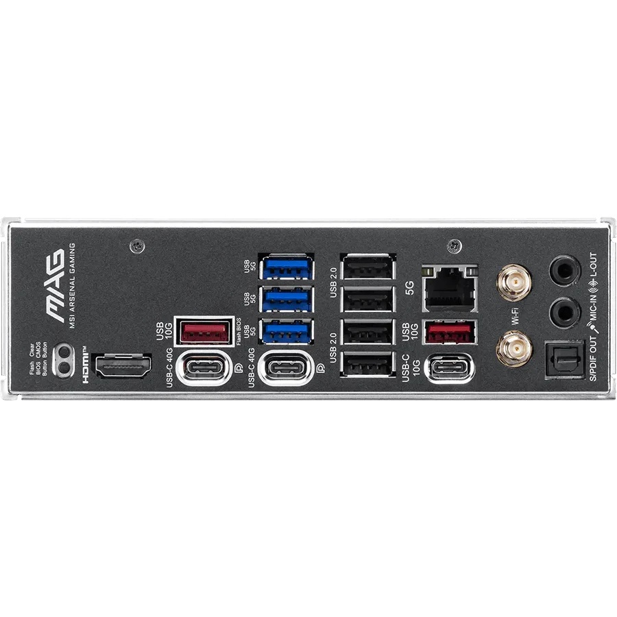Материнская плата MSI MAG X870E TOMAHAWK MAX WIFI X870E, AM5, 4*DDR5, 3*PCIEx16, 4*M.2, 2*TypeC, 2*U