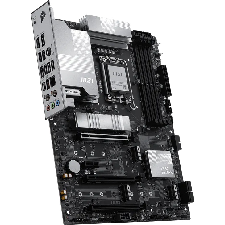 Материнская плата MSI PRO Z890-P WIFI6E Z890, LGA1851, 4*DDR5, 3*PCIEx16, 1*PCIEx1, 4*M.2, 2*TypeC,