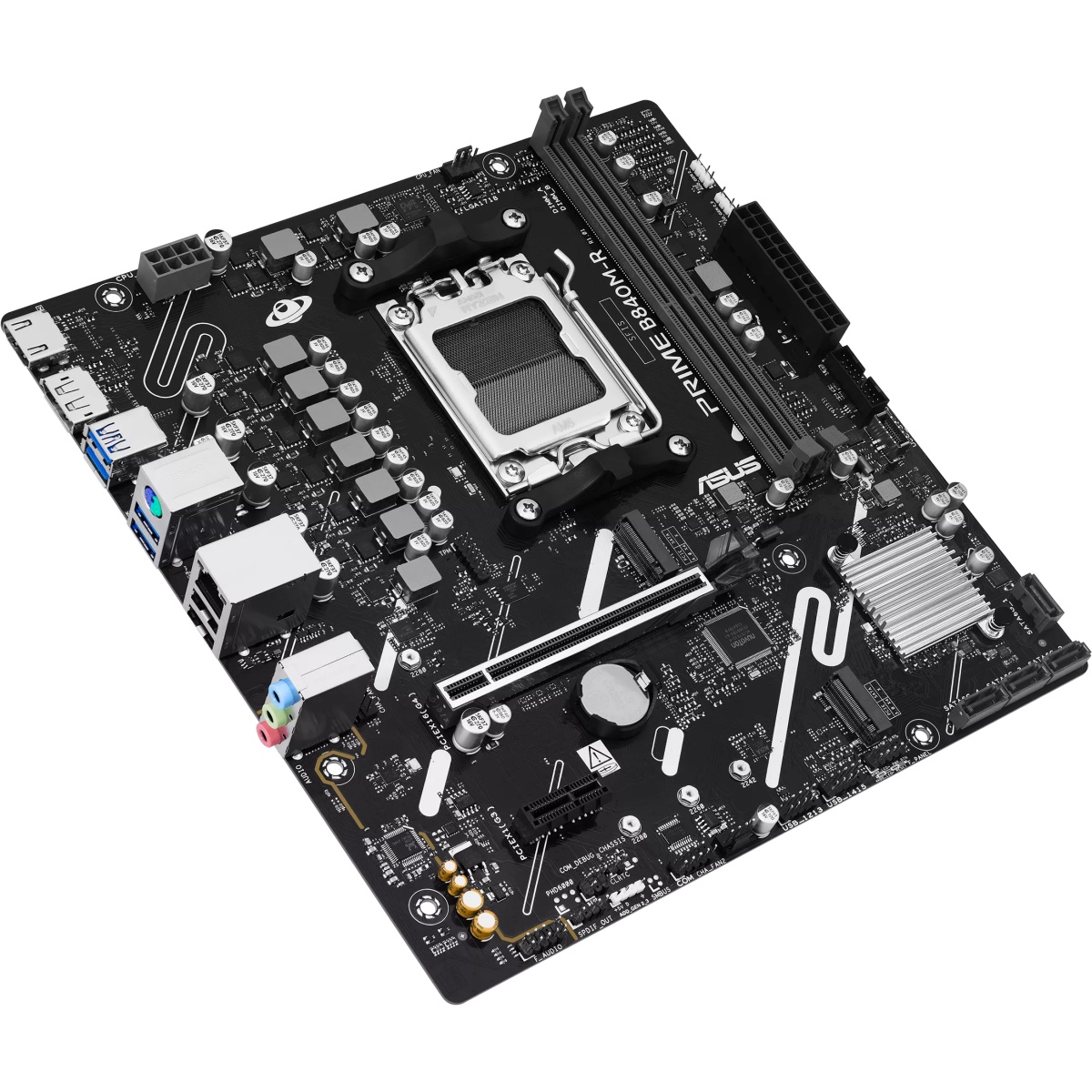 Материнская плата Asus PRIME B840M-R Socket AM5 AMD B840 2xDDR5 mATX AC`97 8ch(7.1) GbLAN RAID+HDMI+