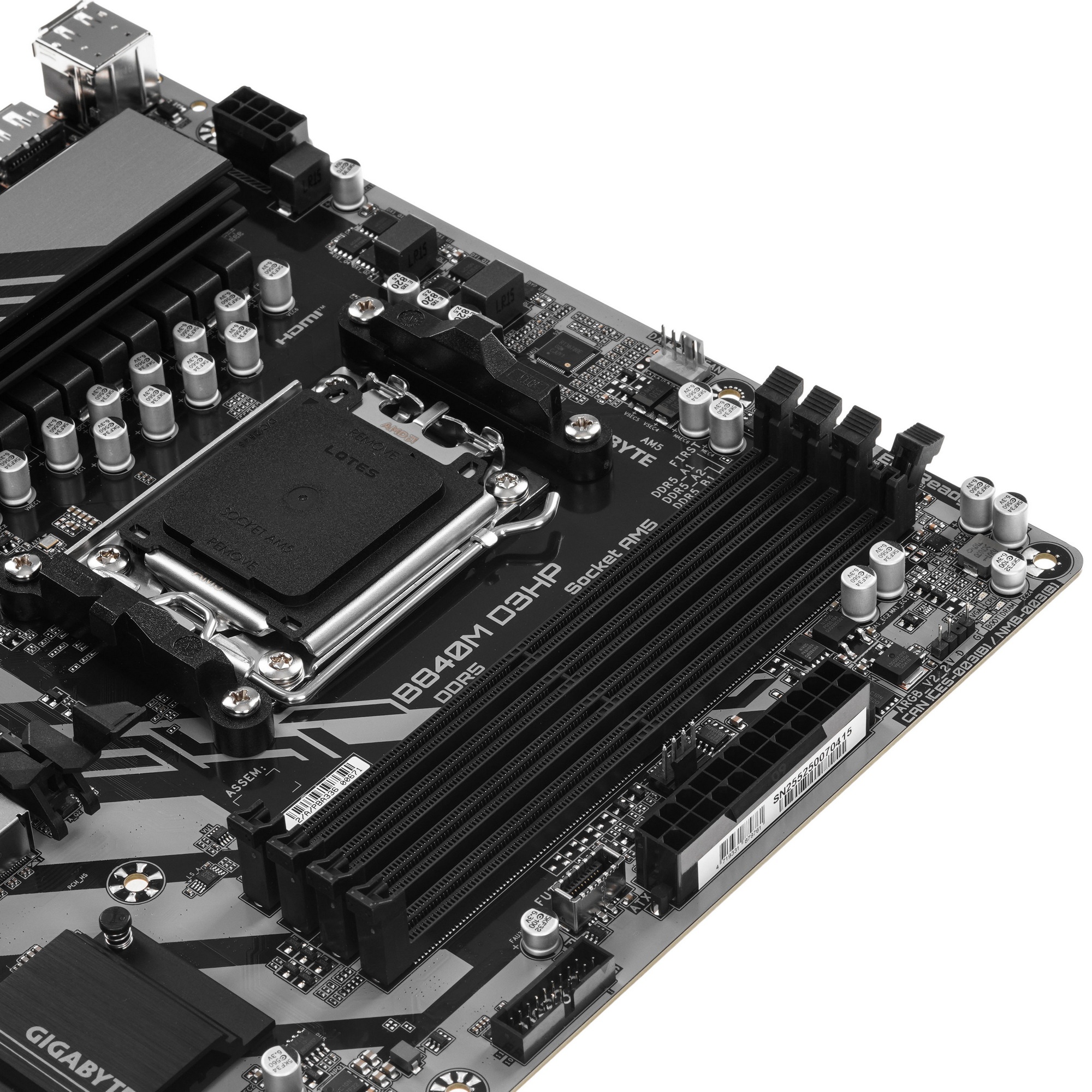 Материнская плата Gigabyte AMD B840 SAM5 MATX B840M D3HP