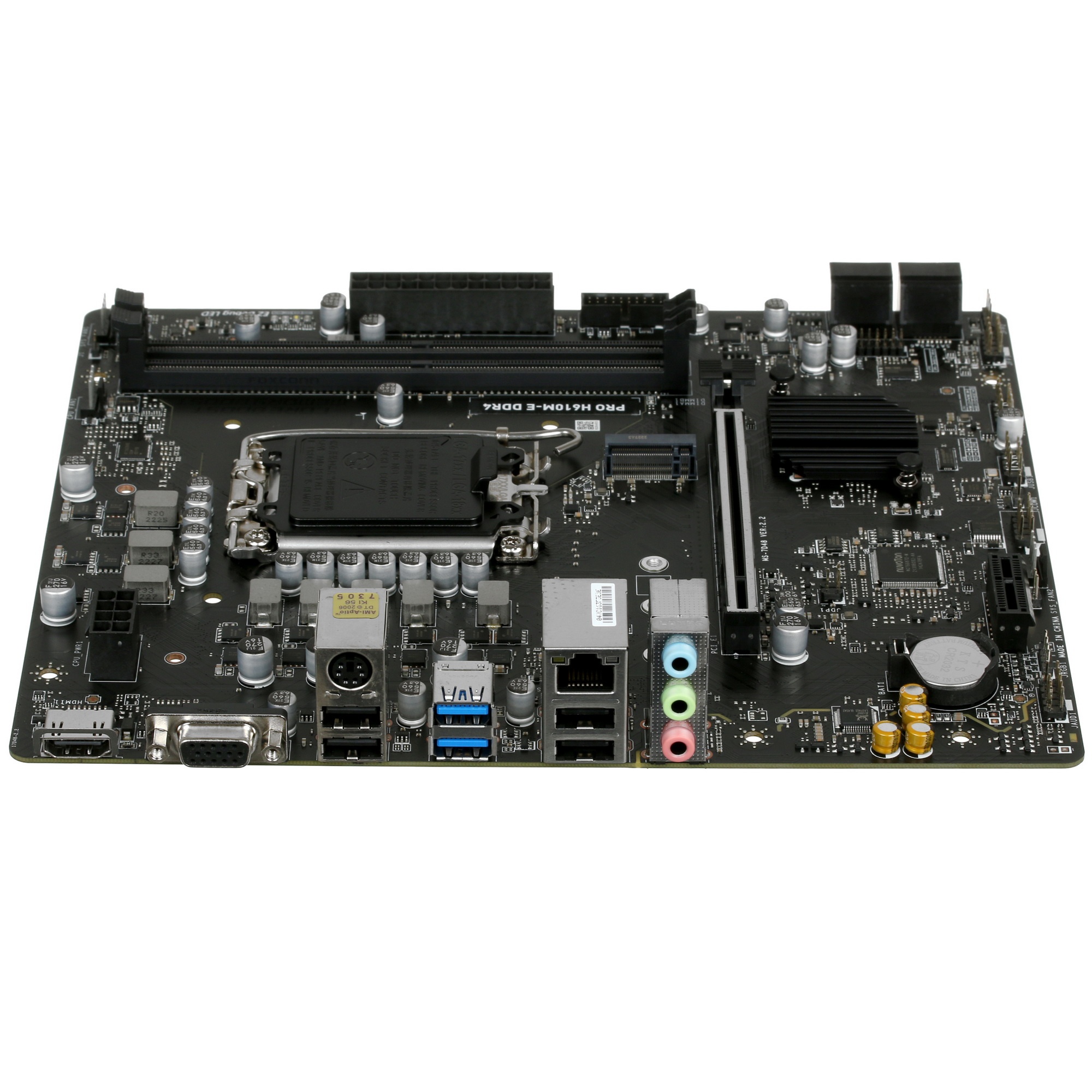 Материнская плата MSI PRO H610M-E DDR4, LGA 1700, Intel H610, 2xDDR4, 4xSATA, 1xM.2, 1xPCIe 4.0 x16,