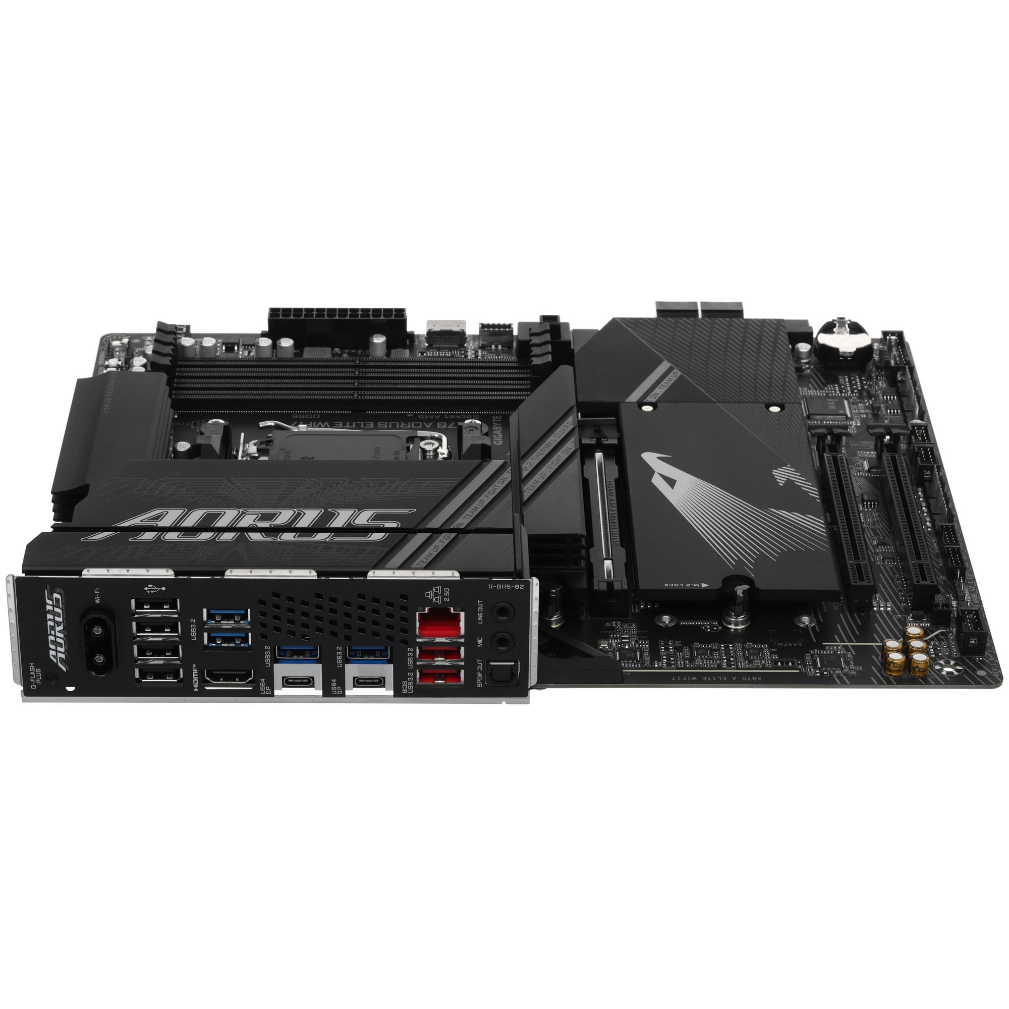 Материнская плата Gigabyte X870 AORUS ELITE WIFI7, AM5, AMD X870, 4xDDR5, 4xSATA, 4xM.2, 1xPCI-E 5.0