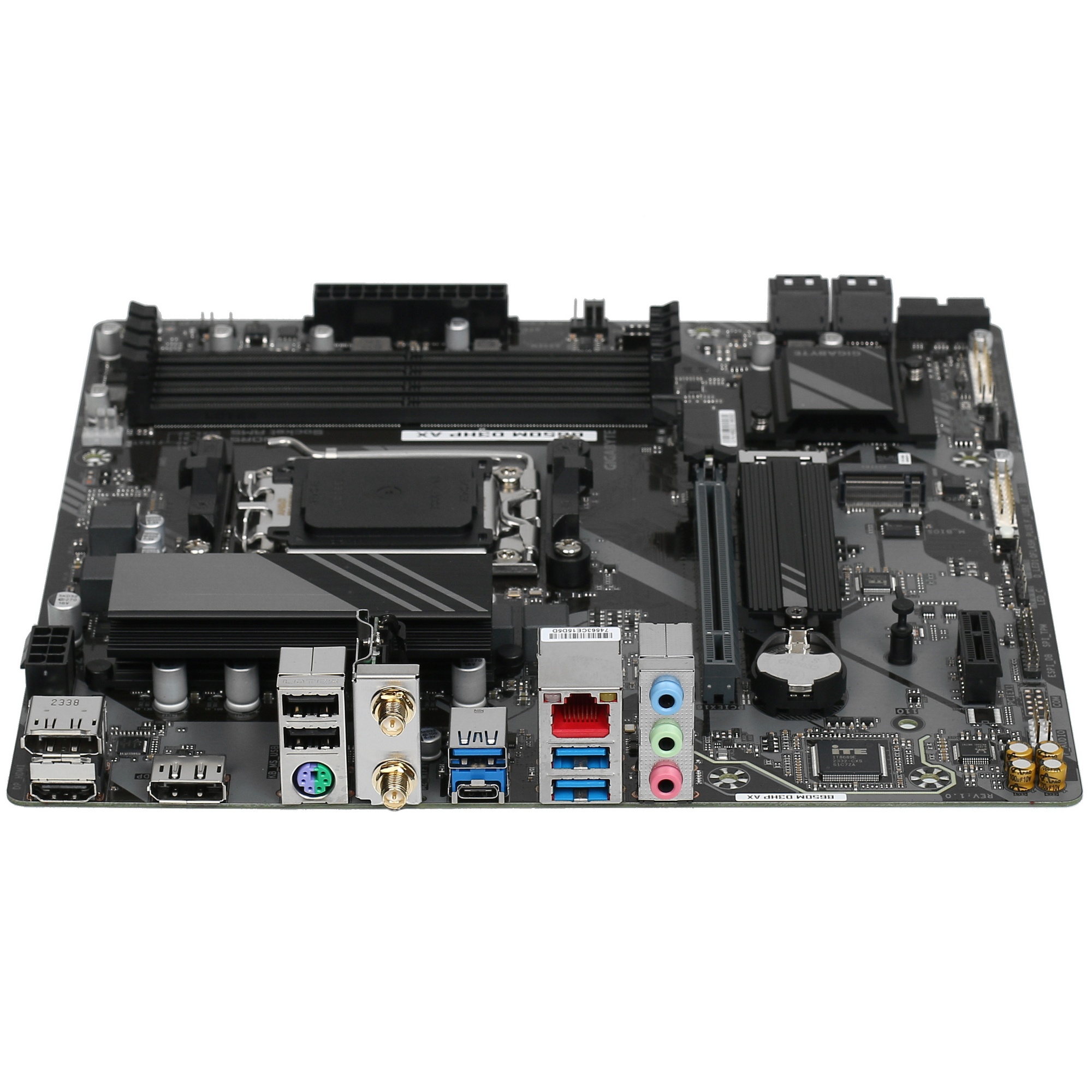 Материнская плата Gigabyte B650M D3HP AX, AM5, AMD B650, 4xDDR5, 4xSATA, 2xM.2, 1xPCI-E 4.0 x16, 1xP
