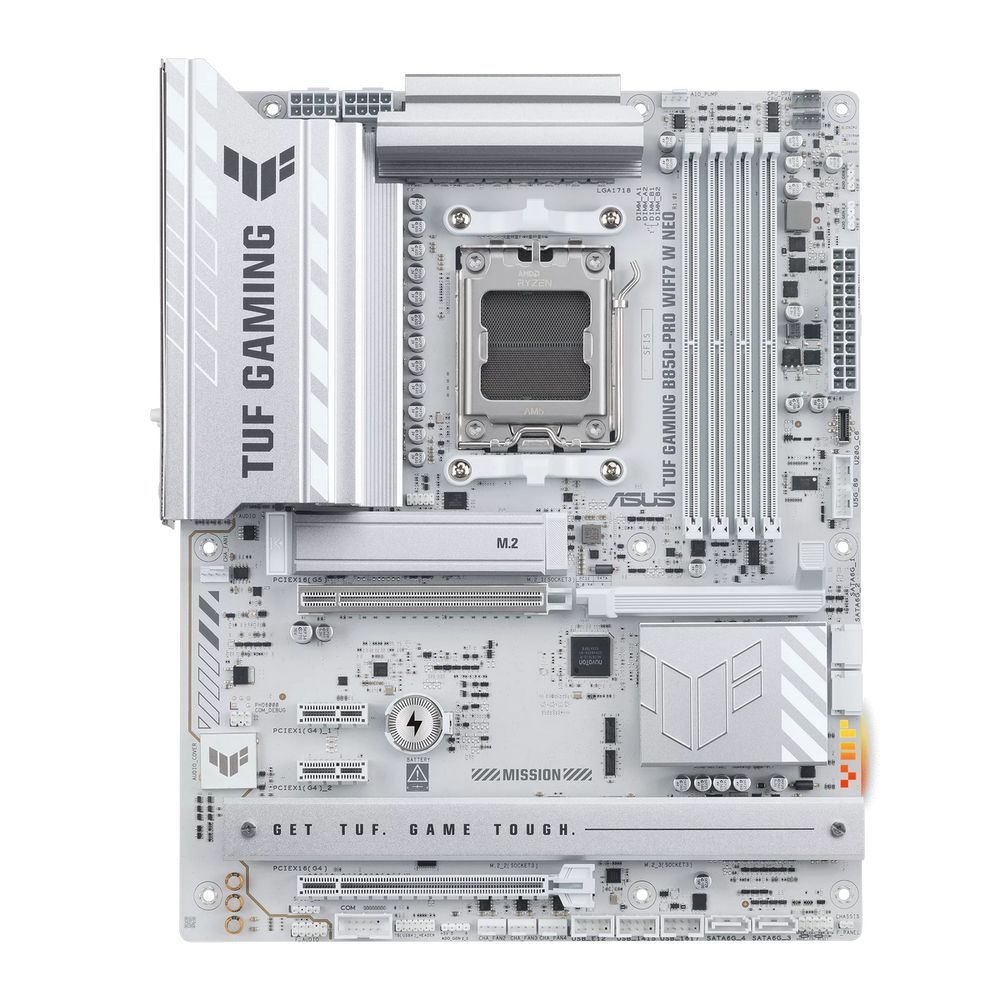 Материнская плата ASUS TUF GAMING B850-PRO WIFI7 W NEO AM5 ATX 4xDDR5 2хPCIEx16 2xPCIEx1 3xM.2 2xUSB
