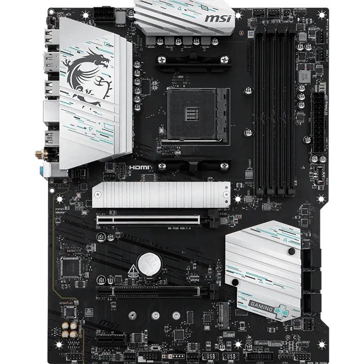 Материнская плата MSI B550 GAMING WIFI B550, AM4, 4*DDR4, 2*PCIEx16, 1*PCIEx1, 2*M.2, 2*TypeC, 1*USB