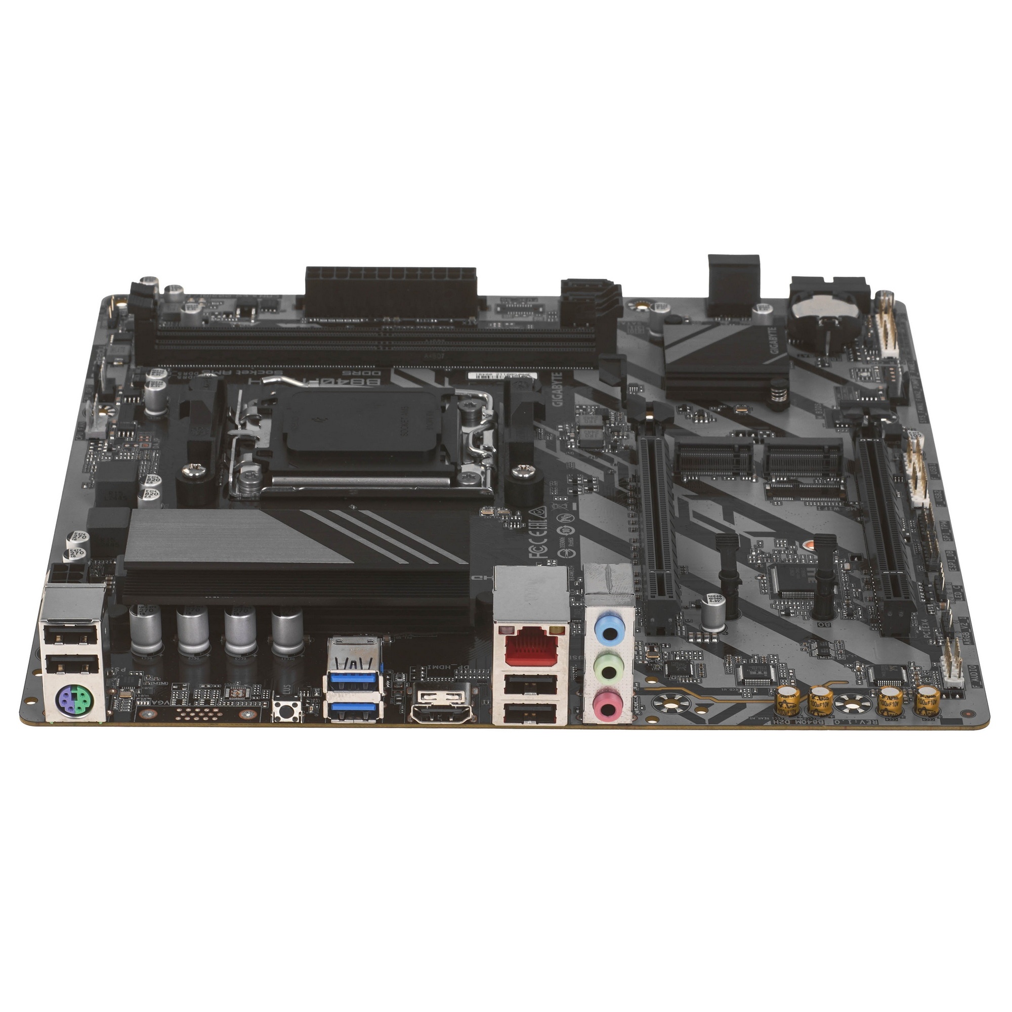 Материнская плата Gigabyte B840M&nbsp;D2H Socket AM5 2*DDR5 HDMI  PCI-E 4.0 x16, PCI-E 3.0 x16, 2 x PCI-E