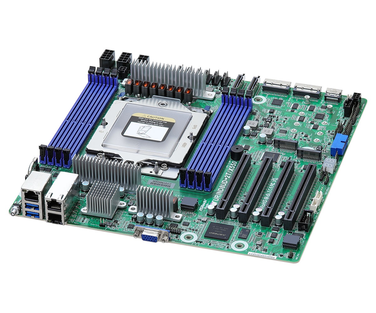 Материнская плата ASRock TURIND8UD-2T/X550, Deep Micro-ATX, 1x SP5 (LGA 6096) AMD EPYC™ 9005/9004, 8