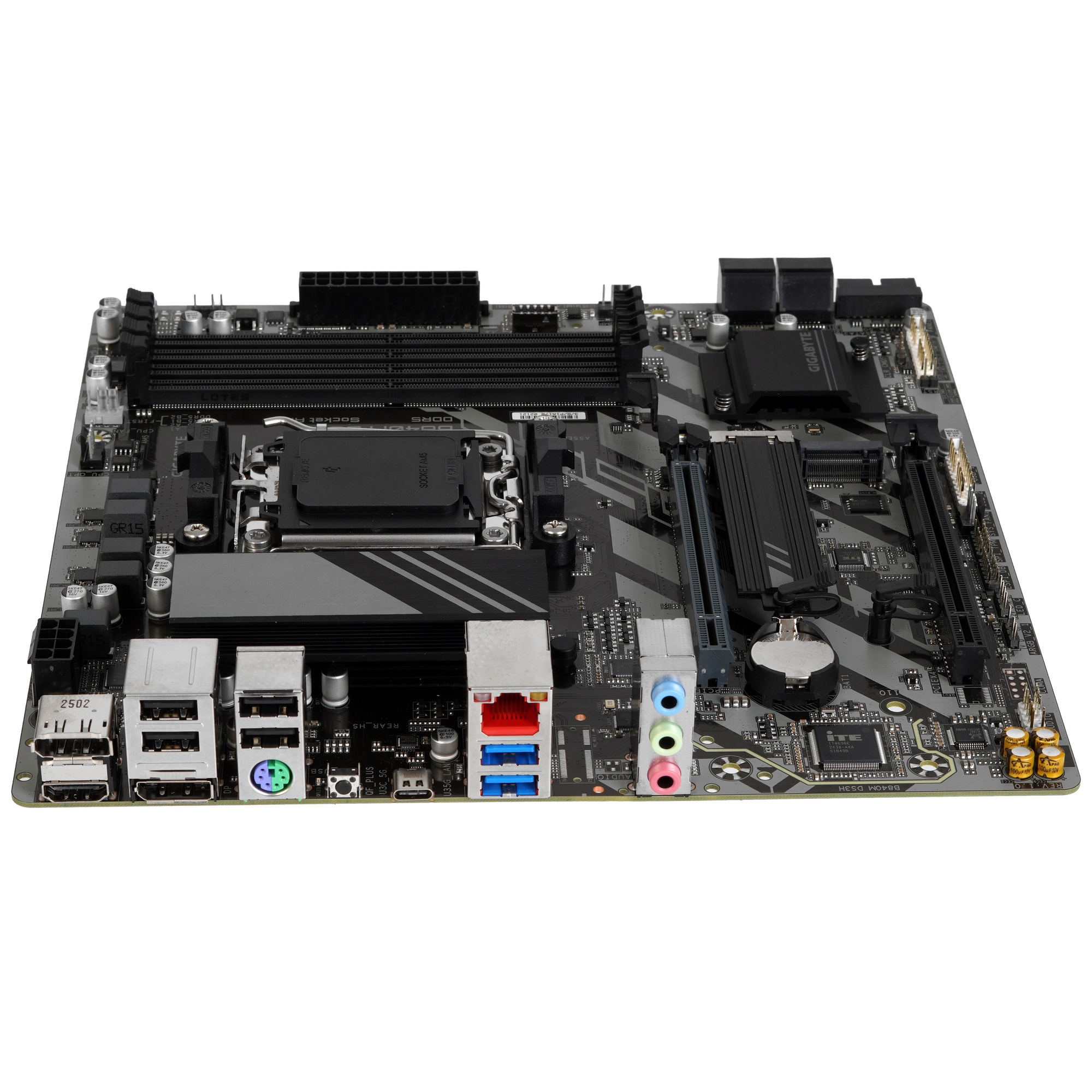 Материнская плата Gigabyte B840M DS3H Socket AM5 4*DDR5 HDMI 2*DP  PCI-E 4.0 x16, PCI-E 3.0 x16, 2 x