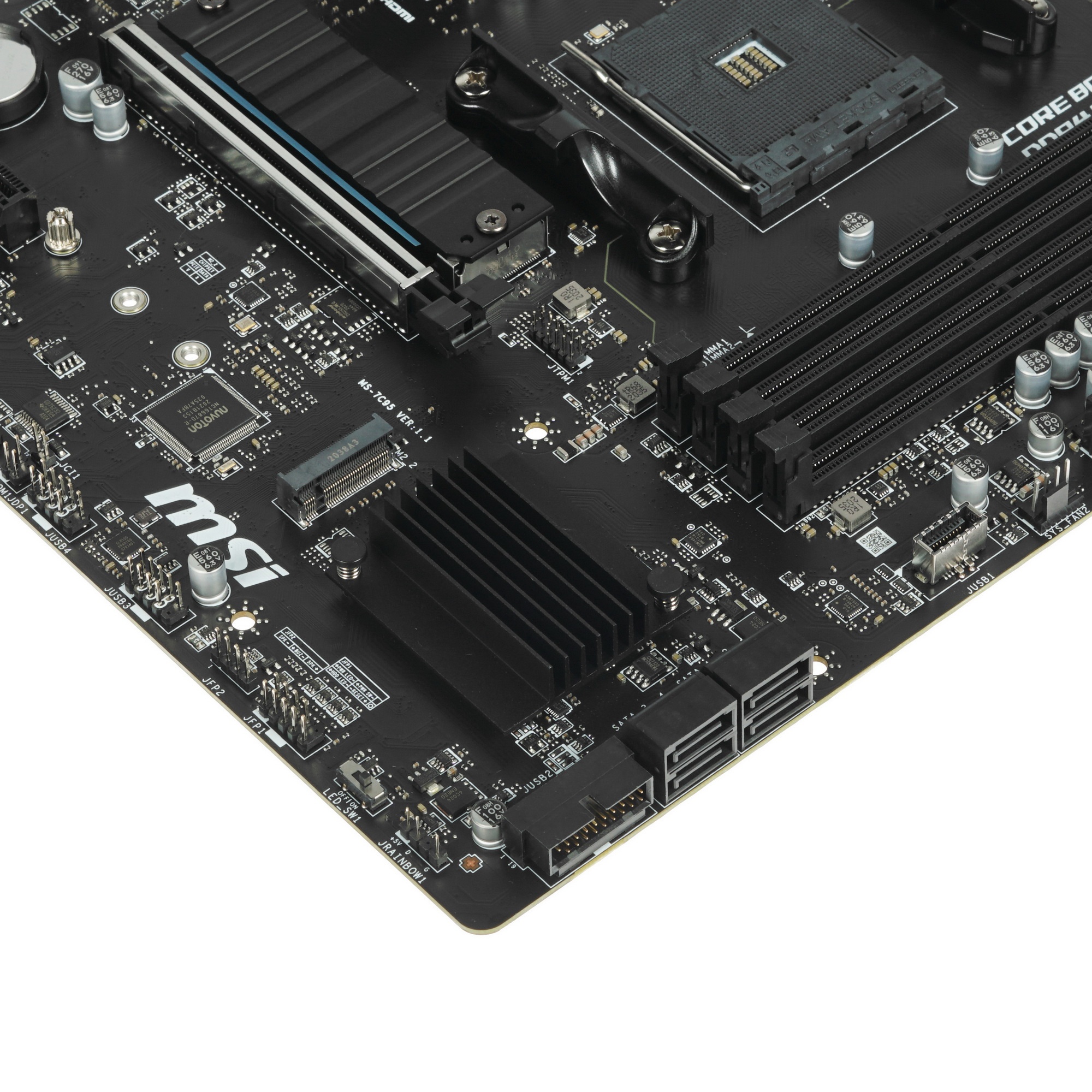 Материнская плата MSI B550M PRO-VDH, AM4, AMD B550, 4xDDR4, 4xSATA, 2xM.2, 1xPCI-E 4.0 x16, 2xPCI-E