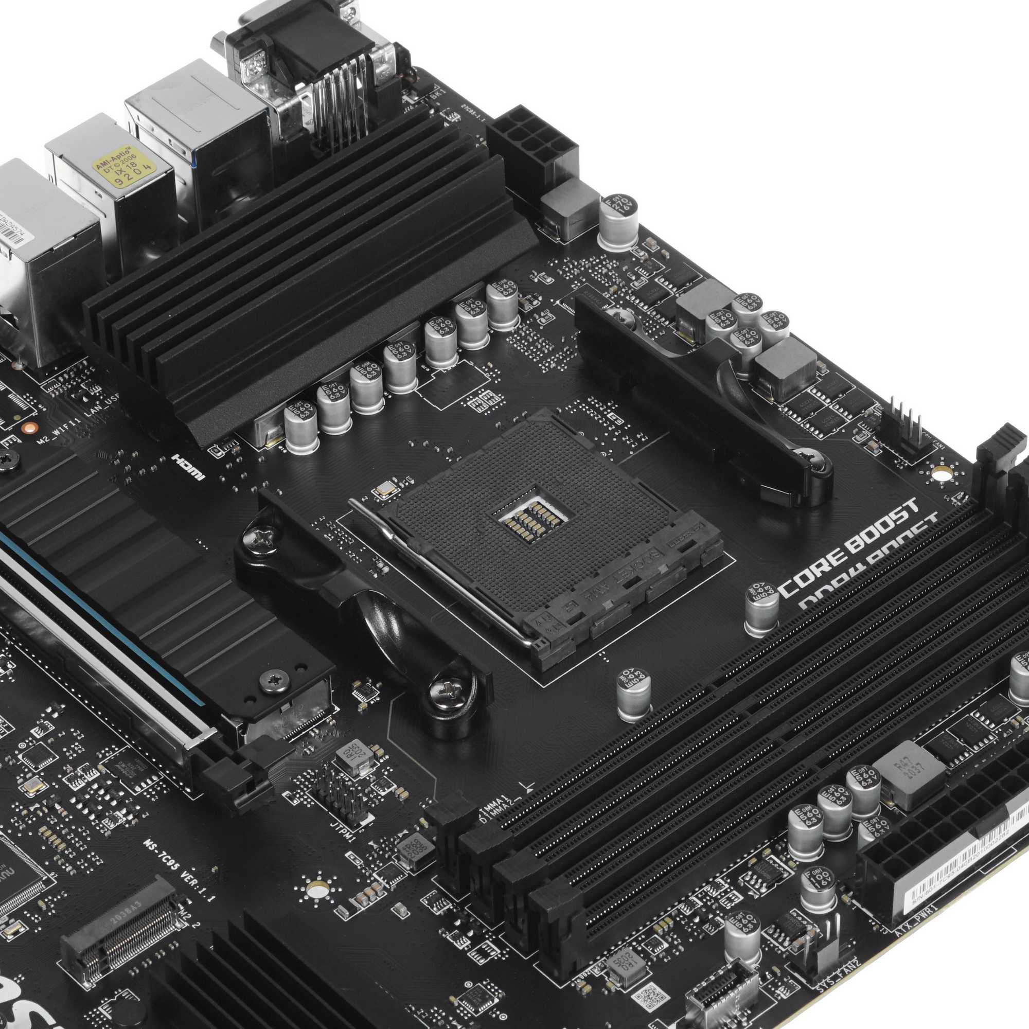 Материнская плата MSI B550M PRO-VDH, AM4, AMD B550, 4xDDR4, 4xSATA, 2xM.2, 1xPCI-E 4.0 x16, 2xPCI-E