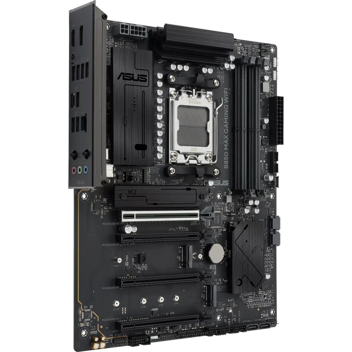 Материнская плата Asus B850 MAX GAMING WIFI Socket AM5 AMD B850 ATX AC`97 8ch(7.1) 2.5Gg RAID+HDMI+D