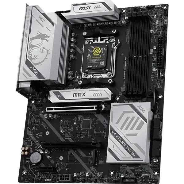Материнская плата MSI MAG X870E GAMING MAX WIFI Socket AM5 AMD X870E 4xDDR5 ATX AC`97 8ch(7.1) 5Giga