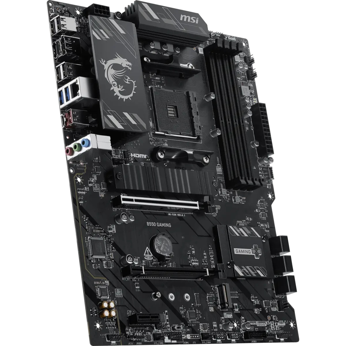 Материнская плата MSI B550 GAMING Soc-AM4 AMD B550 4xDDR4 ATX AC`97 8ch(7.1) GbLAN RAID+HDMI+DP