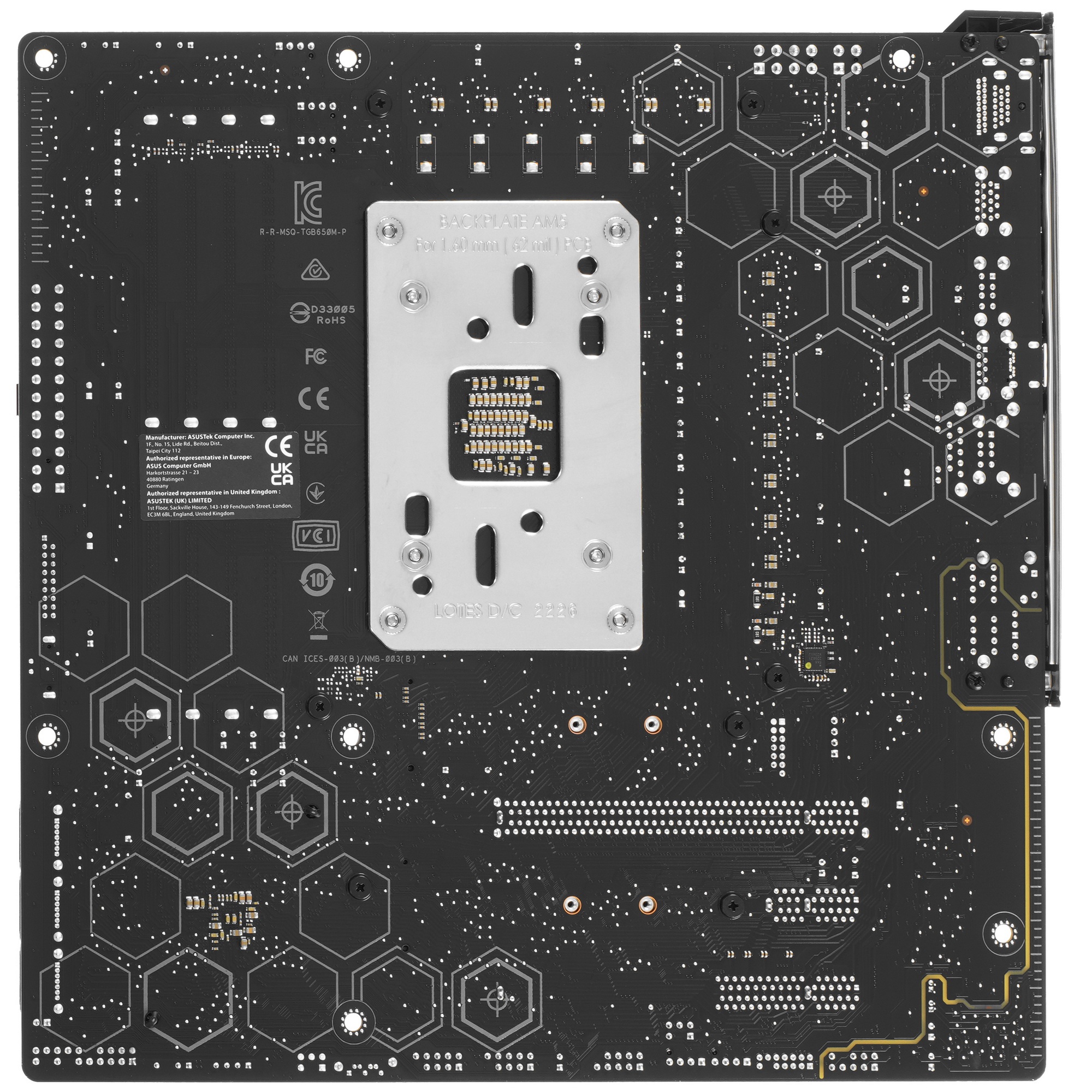 Материнская плата ASUS TUF GAMING B650M-PLUS, AM5, AMD B650, 4xDDR5, 4xSATA, 2xM.2, 1xPCIe 4.0 x16,