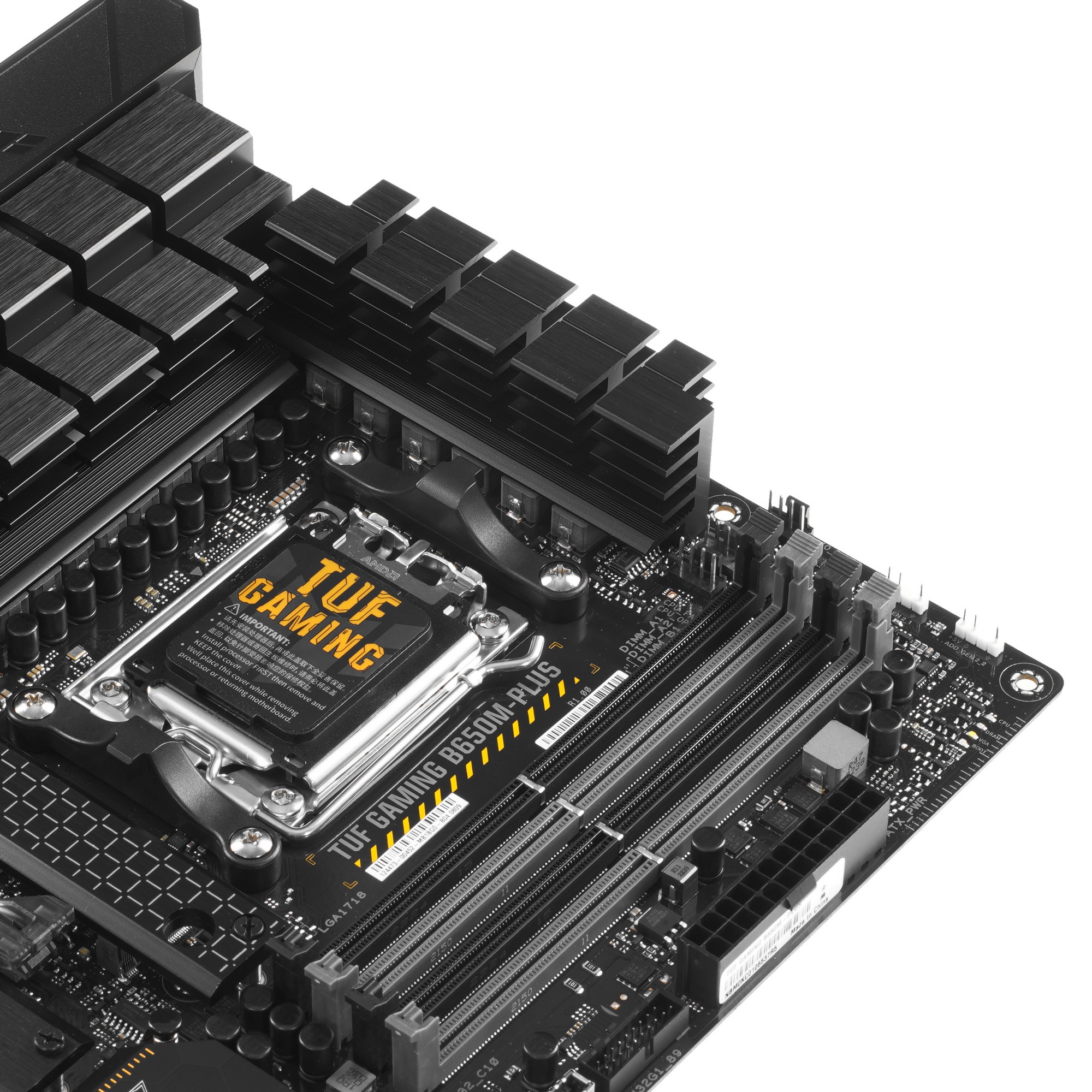 Материнская плата ASUS TUF GAMING B650M-PLUS, AM5, AMD B650, 4xDDR5, 4xSATA, 2xM.2, 1xPCIe 4.0 x16,