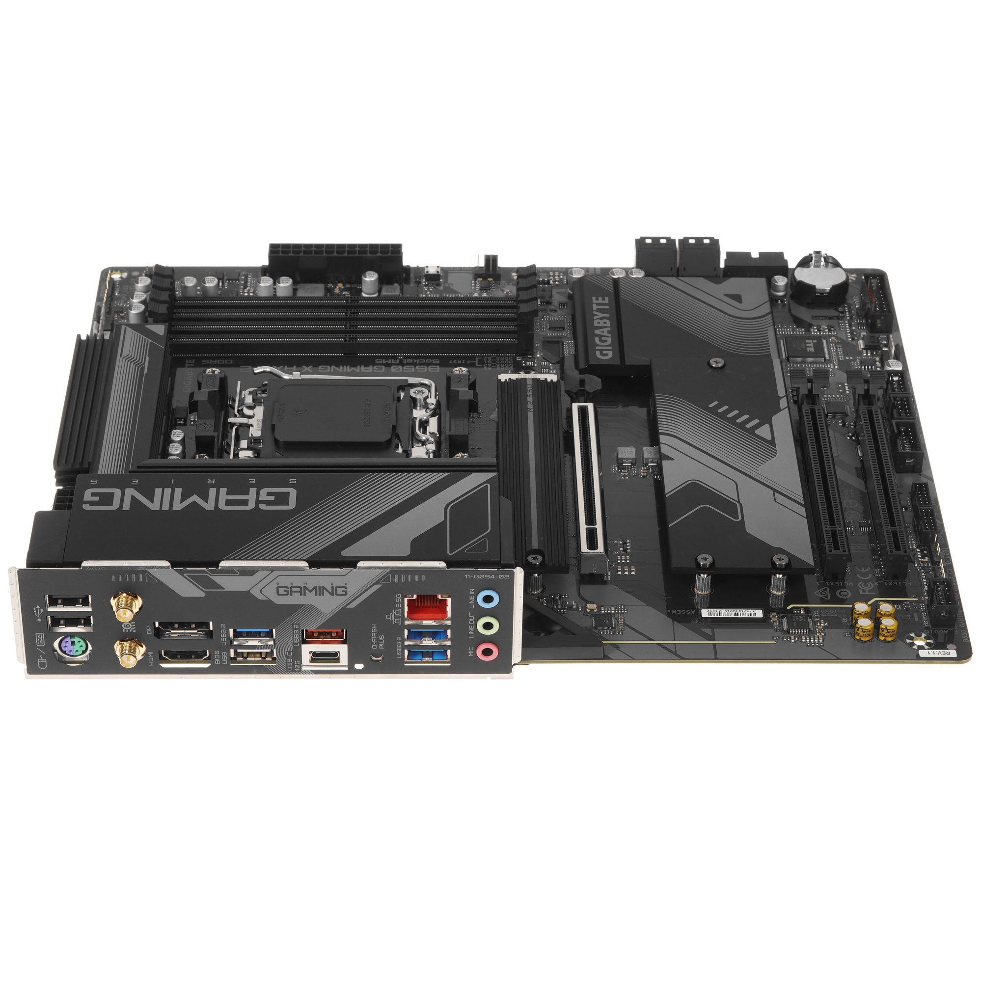 Материнская плата Gigabyte B650 GAMING X AX V2, AM5, AMD B650, 4xDDR5, 4xSATA, 3xM.2, 1xPCI-E 4.0 x1