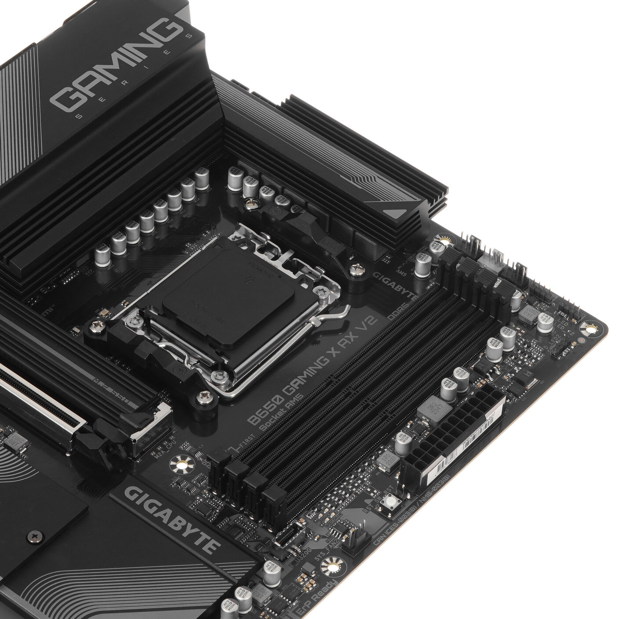 Материнская плата Gigabyte B650 GAMING X AX V2, AM5, AMD B650, 4xDDR5, 4xSATA, 3xM.2, 1xPCI-E 4.0 x1