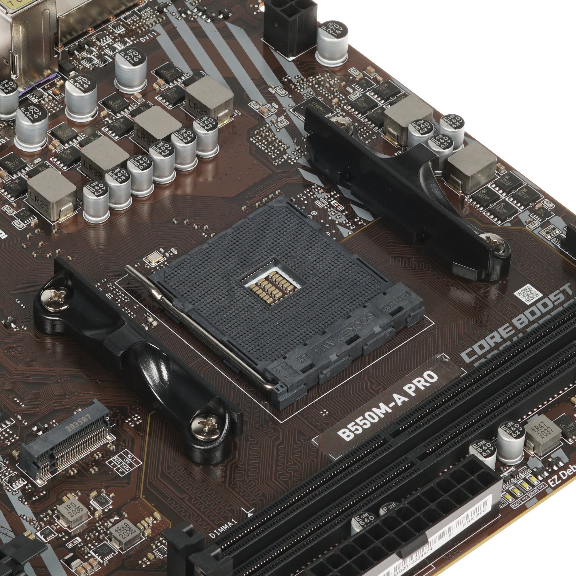 Материнская плата MSI B550M-A PRO, AM4, AMD B550, 2xDDR4, 4xSATA, 1xM.2, 1xPCIe 4.0 x16, 1xPCIe x1,
