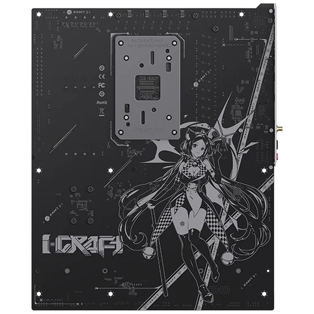 Материнская плата MAXSUN iCraft B850 AIGA, AM5, AMD B850, 4xDDR5, 2xSATA, 4xM.2, 2xPCIe 5.0 x16, Dis