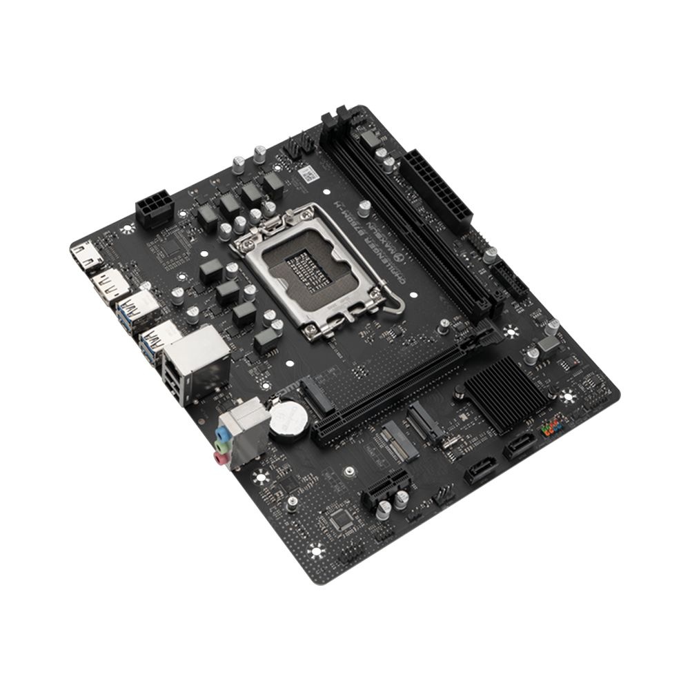 Материнская плата MAXSUN Challenger B760M-H, LGA 1700, Intel B760, 2xDDR4, 2xSATA, 2xM.2, 1xPCIe 4.0
