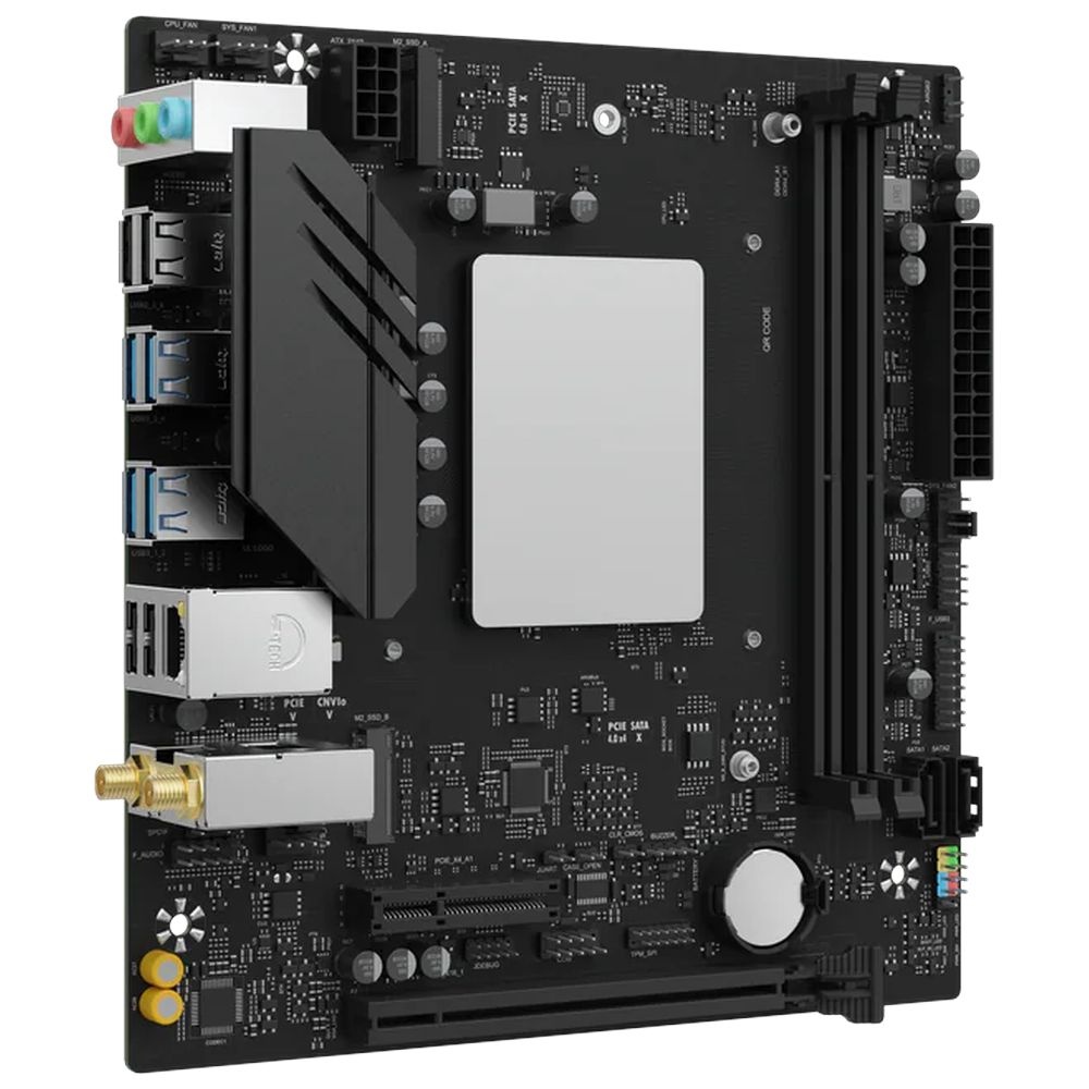 Материнская плата Maxsun MS-MoDT 205H D4 WIFI 205H, SoC, 2xDDR4, 1*PCIEx16, 1*PCIEx4, 1*PCIEx1, 4*M.