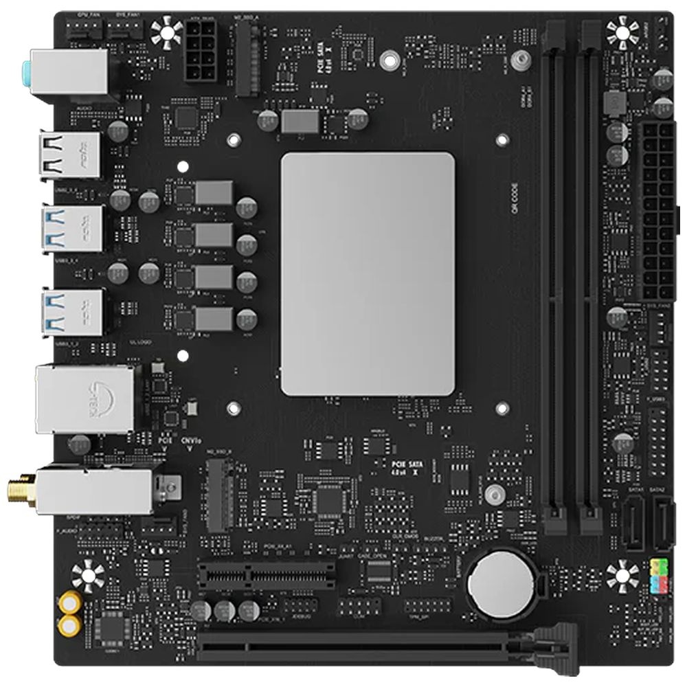 Материнская плата Maxsun MS-MoDT 205H D4 WIFI 205H, SoC, 2xDDR4, 1*PCIEx16, 1*PCIEx4, 1*PCIEx1, 4*M.