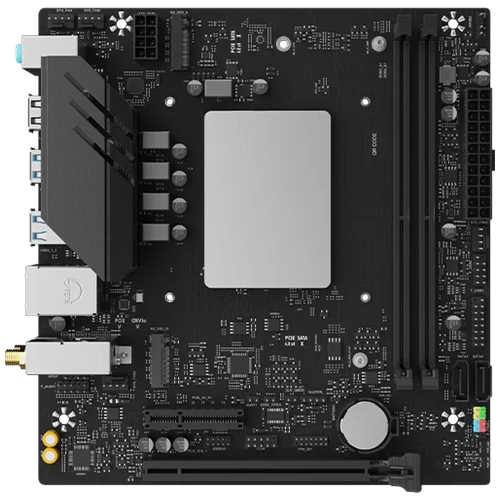 Материнская плата Maxsun MS-MoDT 230H D4 WIFI 230H, SoC, 2xDDR4, 1*PCIEx16, 1*PCIEx4, 2*M.2, 6*USB3.