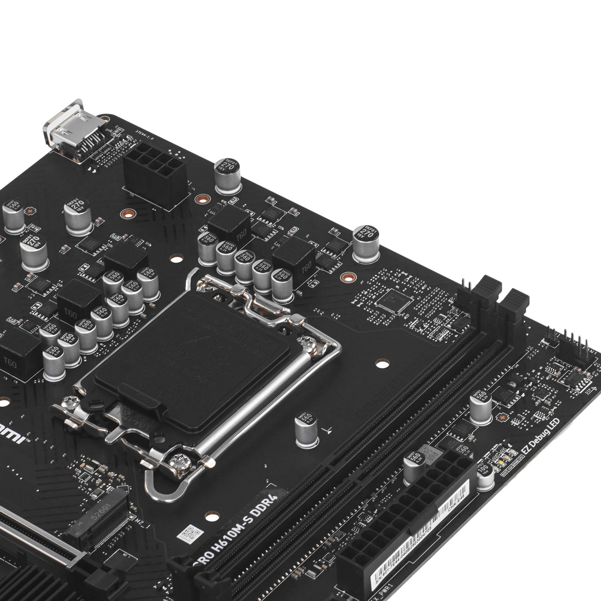 Материнская плата MSI PRO H610M-S DDR4, LGA 1700, Intel H610, 2xDDR4, 2xSATA, 1xM.2, 1xPCIe 4.0 x16,